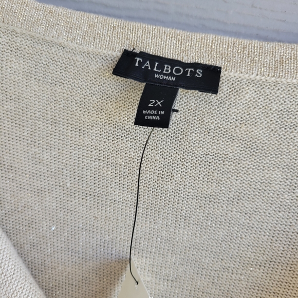 Talbots lightweight sweater 2X NWT - Picture 2 of 4